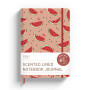 Rileys & Co Carnet Pastèque Parfumé pour le Travail et l’École - 8 x 6 Pouces - Carnet Rigide Parfumé Rafraîchissant - 240 Pages