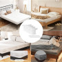 TTPOLONG Lot de 4 supports de draps de lit avec bandes de verrouillage amovibles pour protège-matelas, literie, couvertures (bla