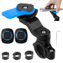 LIFEASY STORE Bleu Universel Handlebar Mount Support de Téléphone Portable Amovible pour Vélo, Support de Téléphone Portable Uni