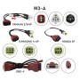 M3-A Diagnostic Moto Lecteur de Code Moto Scanner Outil de Diagnostic Moto avec Test de Tension Test Rapide pour HON*DA Yam*AHA 