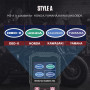 M3-A Diagnostic Moto Lecteur de Code Moto Scanner Outil de Diagnostic Moto avec Test de Tension Test Rapide pour HON*DA Yam*AHA 