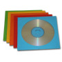 10 disques CD-R vierges et 10 boîtiers colorés