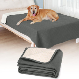 HezzLuv Couverture Imperméable pour Chien, Housse de Canapé-lit, Protecteur de Meubles, Antidérapant, Lavable, Résistant aux Poi