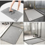 Dai Lufei Tapis de Bain Antidérapant Super Absorbant Diatomite Tapis Salle de Bain Microfibre Baignoire Douche Doux Séchage Rapi