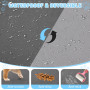 HezzLuv Couverture imperméable pour chien et chat - Pour canapé, lit et voiture - Protection de canapé / lit - Réversible et rés