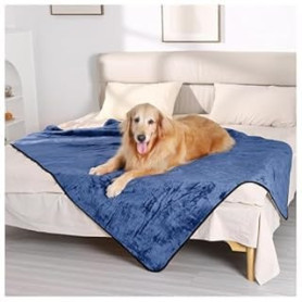 7CDXD Couverture imperméable pour chien - 127 x 150 cm - Douce - En flanelle - Imperméable aux liquides - Protection de canapé d