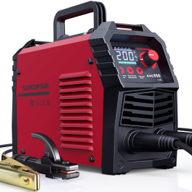 ARCCAPTAIN Poste a Souder Arc/Lift TIG 200 A avec Grand écran LED, Poste à Souder Inverter avec Contrôle Synergique,230V Machine