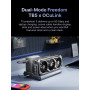 MINIS FORUM Station d'accueil d'extension eGPU DEG2 Thunderbolt 5 (80 Gbit/s, 140 W) et OCuLink, PCIe x16, avec Emplacement M.2 
