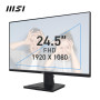 MSI Pro MP252 écran bureautique Full HD 24,5" - Dalle IPS 1920 x 1080, 100 Hz, écran respectueux des Yeux, Haut-parleurs intégré