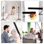 GSKAIWEN Kit d’Eclairage LED Studio de Photographie avec Support de Lumière Trépied et Lumière de Replissage pour Portrait, Vidé