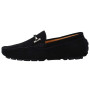 Jamron Hommes Élégant Boucle Loafers Confortable Daim Chaussures de Conduite Stylées Mocassin Slippers