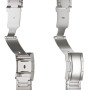 LDFAS Compatible avec Apple Watch Ultra 2 Band 49 mm Bracelet de montre en métal titane avec fermoir à double bouton pour iWatch