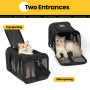 Conlun Porte-Chat Approuvé, Transport pour Chien Souple avec Laisse intérieure, pour Chats et Chiots Jusqu’à 7 kg, Sac de Voyage