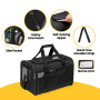 Conlun Porte-Chat Approuvé, Transport pour Chien Souple avec Laisse intérieure, pour Chats et Chiots Jusqu’à 7 kg, Sac de Voyage