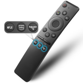 Télécommande-Universelle-pour-Samsung-Smart-TV, télécommande de Remplacement pour Samsung TV QLED UHD SUHD HDR LCD LED HDTV Fram