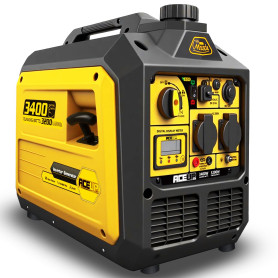Aceup Energy 3400W Groupe Electrogene Générateur à Essence Silencieux avec prises 230V 12V 5V polyvalent pour la maison l'extéri