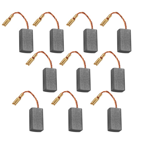 WANGCL Lot de 10 balais de carbone pour moteur Bosch A86C - Brosses électriques S1M-Ff03-100A/6-100 -5 x 8 x 15