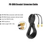 RUNCCI-YUN 10M Antenne WiFi Extension Câble, Câble d’Extension RP-SMA,Rallonge Antenne WLAN, Câble Coaxial RP-SMA,pour Pont de r
