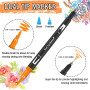 Gunsamg 80 Feutres Coloriage Adulte pour Dessiner, Manga, Doodling, Scrapbooking, Aquarelle Stylos Feutre Coloriage Enfants, Dou