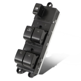 MangWany Bouton lève vitre électrique avant gauche compatible avec Nissan Navara D40 Qashqai Pathfinder 2004-2016 25401-EB30B 25