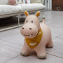 Kindsgut Animal Sauteur pour Enfants, Couleurs discrètes et Modernes, détails soignés, Pompe à air Incluse, Hippo