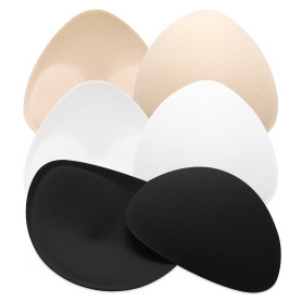 WLLHYF Lot De 2 Paires De Coussinets De Soutien Gorge Inserts De Soutien Gorge Triangulaires Respirants Couleur Peau Rembourrage