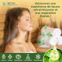 DETOX ORGANICA Cristaux de Menthe - Sauna et Inhalation Rhume - 100g de Menthe 100% Naturelle - Grands Cristaux de Qualité Supér