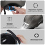 Shinmax Casque Velo Homme Femme, Casque vélo Femme avec 5 Modes lumière, USB Casque de vélo avec visière, Casque Trottinette Ele