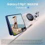 Samsung Galaxy Z Flip7, Smartphone Android 5G avec Galaxy AI, 256 Go, Chargeur Secteur Rapide 25W Inclus, Smartphone déverrouill