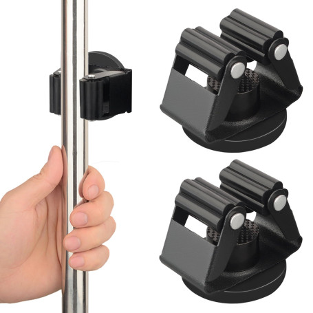 MUTUACTOR Porte - balai à balai magnétique,balai magnétique robuste pour outils de garage,garage cuisine buanderie rangement et 