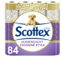 SCOTTEX Coussiné - Papier Toilette (12 paquets de 7 rouleaux) - douceur et confort - écologique - résistant