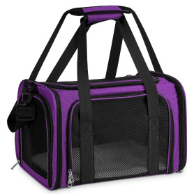 TOFFCAEA Sac de Transport à Parois Souples pour Animal de Compagnie, Sac Transport Chat Chien, Respirant et Pliable, Caisse de T