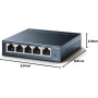 TP-Link Switch Ethernet Gigabit 5 Ports RJ45 Metallique 10/100/1000 Mbps, IGMP Snooping, Switch RJ45 idéal pour étendre Le résea