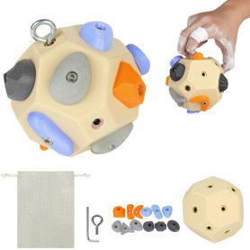 APXEL Balle d'escalade, Outil D'Entraînement des Doigts pour Grimpeurs, Outil Boulder Portable, DIY Grimpeur Idéal Cadeau Grimpe