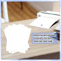 100 Feuilles Papier Thermique A4,Papier Imprimante Thermique Séchage Rapide, Papier Imprimante Thermique pour Documents, Fichier