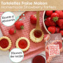 ScrapCooking - Moule Silicone 11 Tartelettes - Moule Biscuits - Apte Four & Congélateur - Pâtisserie Gâteau Enfant - Ustensile S