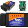 OBD2 Connexion Bluetooth + Support Francais 7/7J - Diagnostic des Codes Moteur en 3 Min ! Valise de Diagnostic Compatible avec l