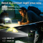 Dab/Dab+/FM Radio d'urgence Portable, Radio Solaire Manivelle avec Lampe Torche LED & Lampe de Lecture, 5000mAh Batterie Recharg
