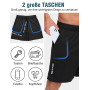 xtuwkzo Short de Sport Homme Séchage Rapide Bermuda Short Course a Pied Homme Running Gym Basketball Tennis Sportsear Bermudas a
