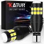 KATUR W16W 921 T15 912 LED Ampoule CANBUS sans Erreur sans polarité 6500K 3030 20SMD 12V 24V pour Feux de recul de feu de statio