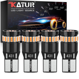 KATUR 194 Ampoule LED 168 2825 W5W T10 24-SMD 3014 Chipsets LED Erreur CANBUS Gratuit pour Plaque de Licence de Voiture en Forme