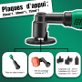 BATOCA S3 Polisseuse Sans Fil & S6 Mini Machine à Polir Ensemble,Batterie Universelle 12V, 2.0A,Polissage Voiture Complet/Détail