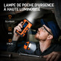 JDMCAR Booster Batterie Voiture 8000A - 14.8V Démarreur Batterie Voiture (jusqu'à9,0L Gaz/8,5L Diesel), Jump Starter avec LED, B