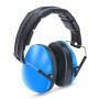 Lookka Casque Anti Bruit Enfant, Casque Pliable Réglable Confortabl, Serre-tête Souple pour Milieu Bruyant ou Stressant-Bleu