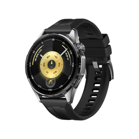 HUAWEI Watch GT 6 GPS 46mm Montres connectées, Écran AMOLED de 1,47 Pouce, Jusqu'à 21 Jours d'autonomie, Cyclisme de Niveau Prof