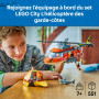 LEGO City L’Hélicoptère des Garde-Côtes - Jouet - Maquette de Véhicule de Secours avec Portes Coulissantes, Treuil, 4 Minifiguri