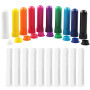 EIHI 10 Pièces Stick Inhalateur pour Huiles Essentielles Nez, Bonne Hygroscopique, Tubes Inhalateurs Réutilisable Plastiques Vid