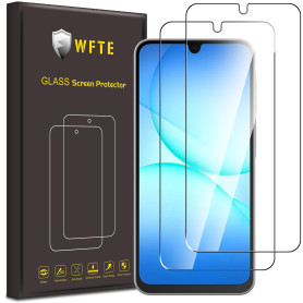 WFTE [Lot de 2 Verre Trempé pour Samsung Galaxy A17 5G / Samsung Galaxy A16 5G, 0,26mm Film de Protection D'écran avec Haute Tra