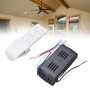 Tnfeeon Kit de Télécommande de Ventilateur de Plafond, DC 6 Vitesses Récepteur de Contrôleur de Lumière de Plafond avec Minuteri