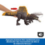 Mattel Jurassic World Renaissance Figurine articulée Spinosaurus, jouet dinosaure avec 2 mouvements d’attaque, fidèle au film, j